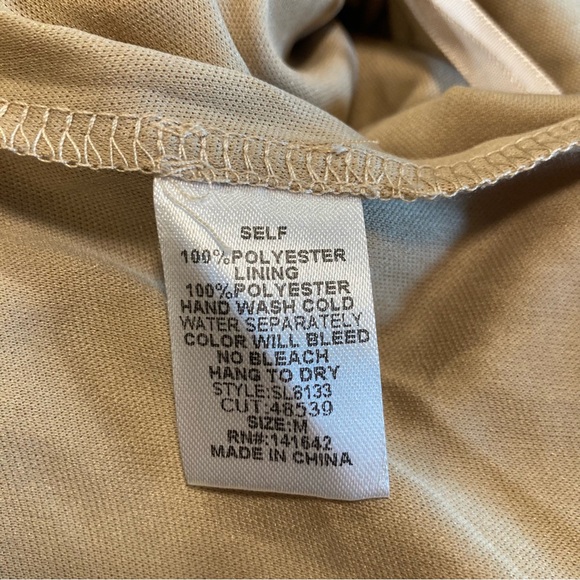 She + Sky Gold Sequin Halter Mini Dress Medium NWT - Picture 14 of 15